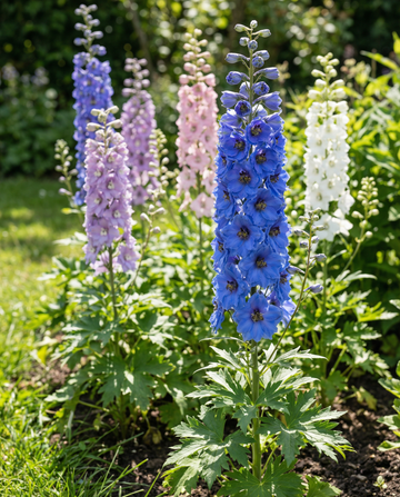 Ostróżka Giant Pacific (Delphinium cultorum) – nasiona mieszanki bylinowej od SeedsChoice