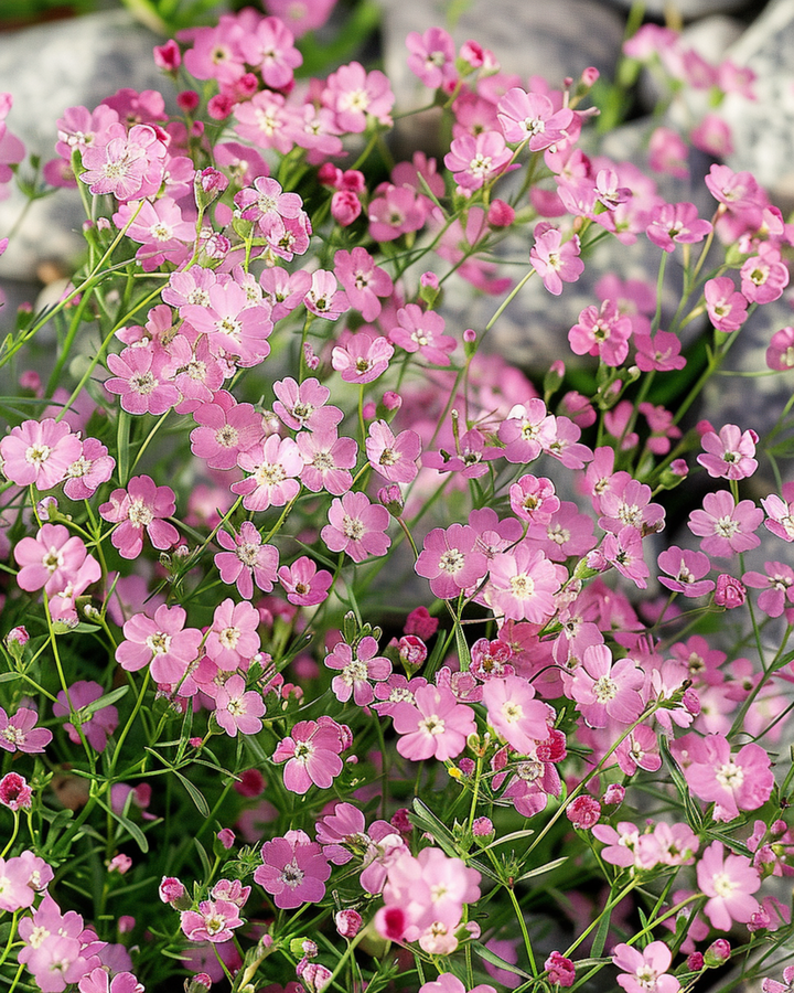 Nasiona gipsówki rozesłanej (Gypsophila repens) – bylina