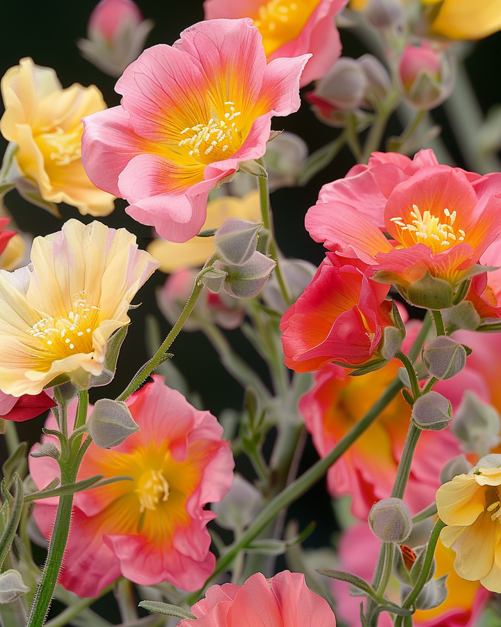 Nasiona Rock Rose Mixed Colors (Helianthemum mutabile) – mieszanka wieloletnia