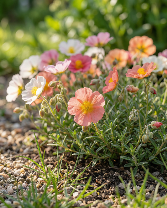 Rock Rose Mixed Colors (Helianthemum mutabile) – nasiona wieloletniej mieszanki od SeedsChoice