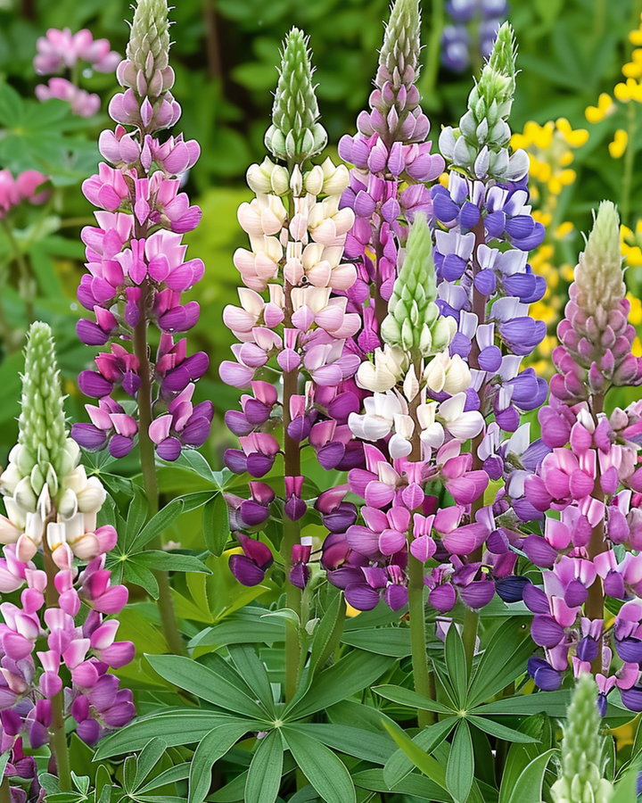 Nasiona łubinu Russell Hybrids Mixed (Lupinus polyphyllus) – bylina kwiatowa