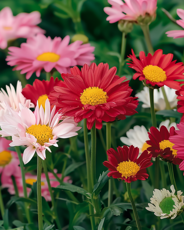 Nasiona Pyrethrum Robinsons Giants (Tanacetum coccineum) – mieszanka bylin