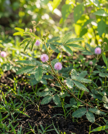 Sensitive Plant (Mimosa pudica) – nasiona byliny kwiatowej od SeedsChoice