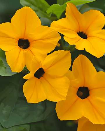 Nasiona tunbergii pnącej Black Eyed Susan Climber (Thunbergia alata) – bylina pnąca