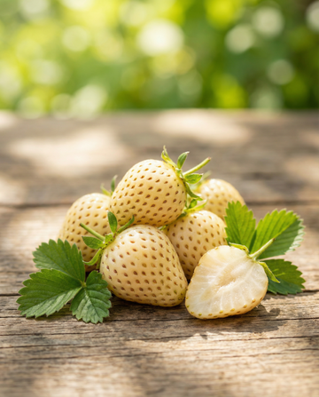 Alpine Strawberry Yellow Cream (Fragaria vesca) – nasiona bylin od SeedsChoice