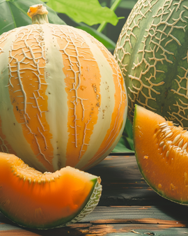 Nasiona melona Orange Pineapple Cucumis Melo, odmiana roczna