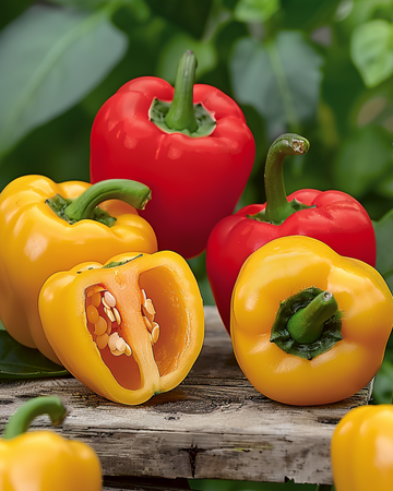 Nasiona małej słodkiej papryki Tinkerbell F1 Mix (Capsicum annuum) – warzywo jednoroczne