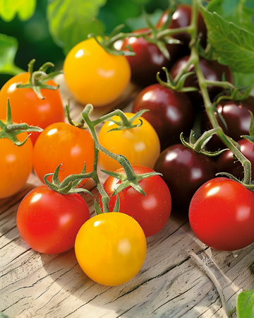 Nasiona pomidora koktajlowego Mix 4 Varieties (Solanum lycopersicum) – jednoroczne warzywo