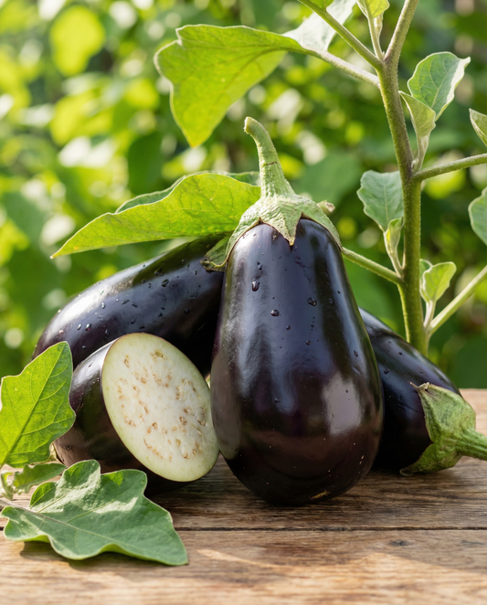 Bakłażan Black Beauty (Solanum melongena) – jednoroczne nasiona warzyw od SeedsChoice