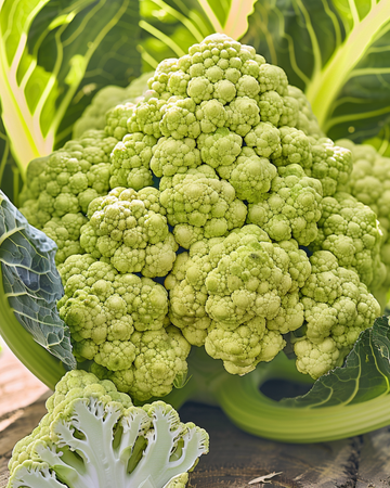 Nasiona zielonego kalafiora White Gold F1 (Brassica oleracea) – warzywo jednoroczne