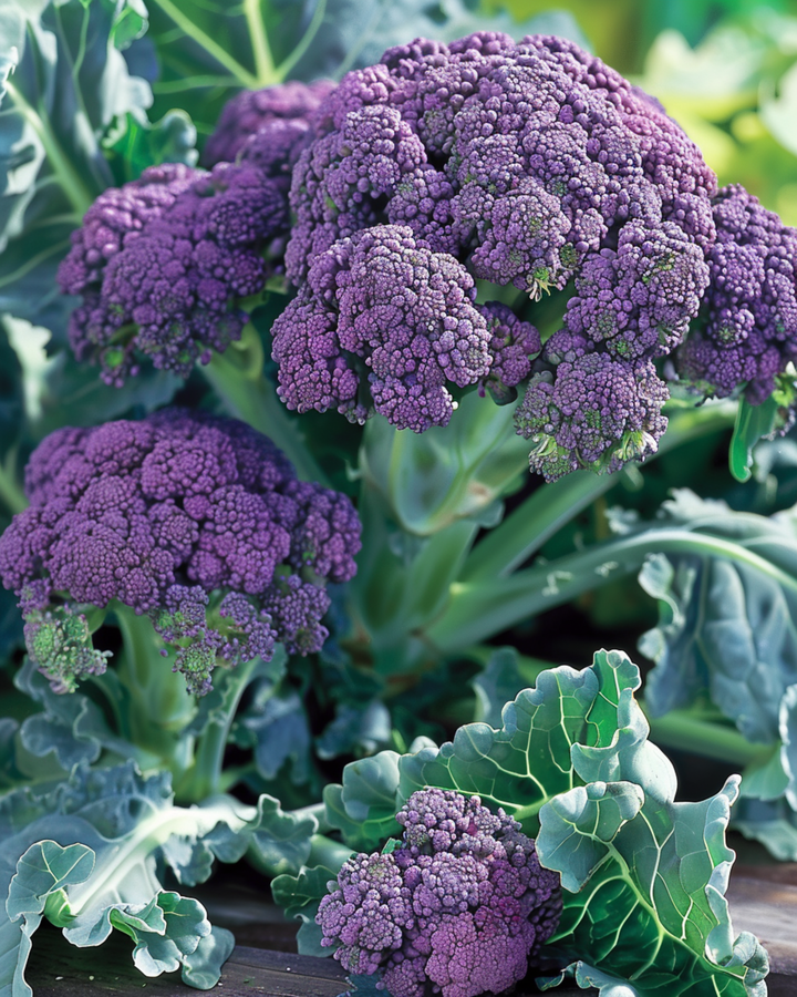 Nasiona brokuła fioletowego letniego (Brassica oleracea) – roślina jednoroczna