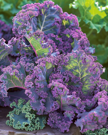 Nasiona jarmużu kędzierzawego Scarlet Purple (Brassica oleracea) – warzywo roczne