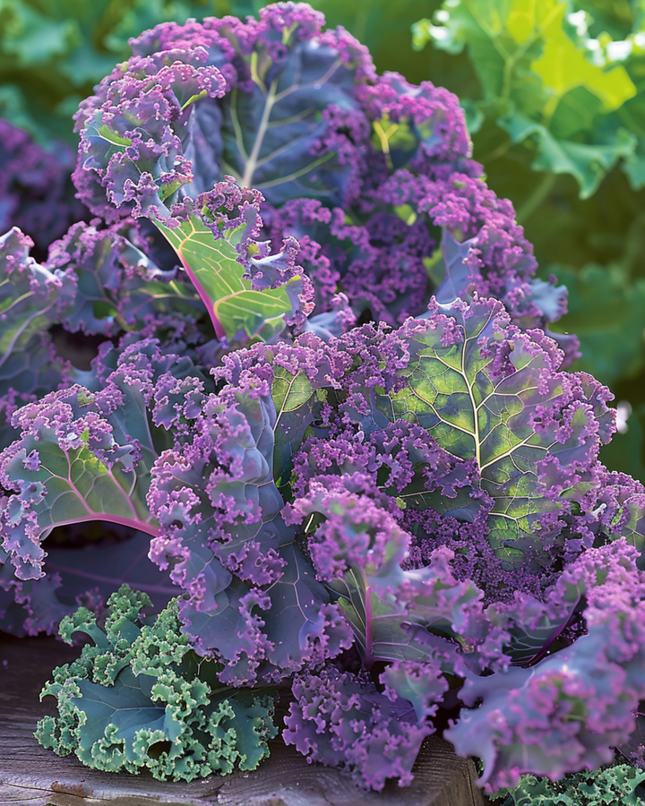 Nasiona jarmużu kędzierzawego Scarlet Purple (Brassica oleracea) – warzywo roczne