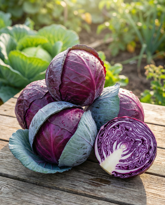 Kapusta czerwona Langedijker Allervroegste (Brassica oleracea) – nasiona jednorocznych warzyw od SeedsChoice