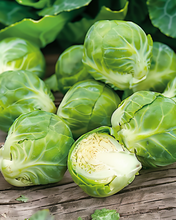 Nasiona brukselki Groninger Winter Harvest (Brassica oleracea) – roślina jednoroczna