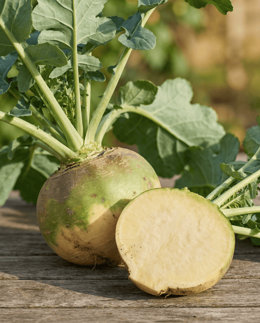 Brukiew Wilhelmsburger Greentop (Brassica napus) – nasiona jednorocznych warzyw od SeedsChoice