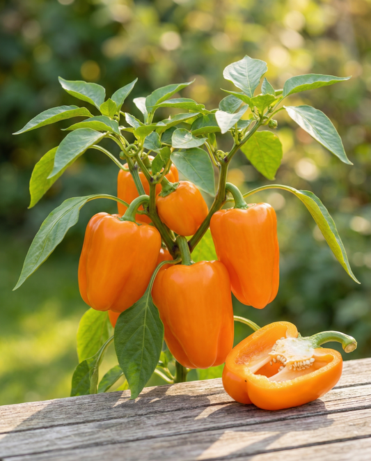 Papryka słodka Orange Horizon (Capsicum annuum) – nasiona jednorocznych warzyw od SeedsChoice