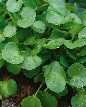 Nasiona portulaki zimowej liściowej (Claytonia perfoliata) – warzywo jednoroczne
