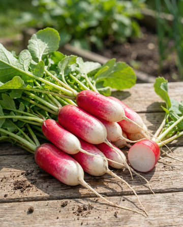 Rzodkiewka French Breakfast Long Red (Raphanus sativus) – nasiona jednorocznego warzywa od SeedsChoice