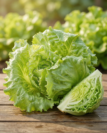 Lettuce Batavia Blonde De Paris (Lactuca sativa) – annual vegetable seeds from SeedsChoice