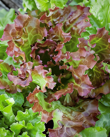 Nasiona sałaty liściowej Red Salad Bowl (Lactuca sativa) – warzywo jednoroczne