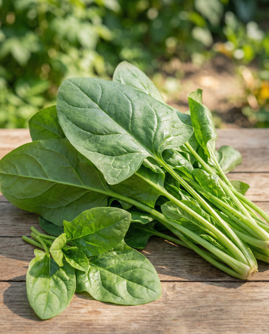Szpinak Amsterdams Reuzenblad 15g (Spinacia oleracea) – nasiona jednorocznego warzywa od SeedsChoice