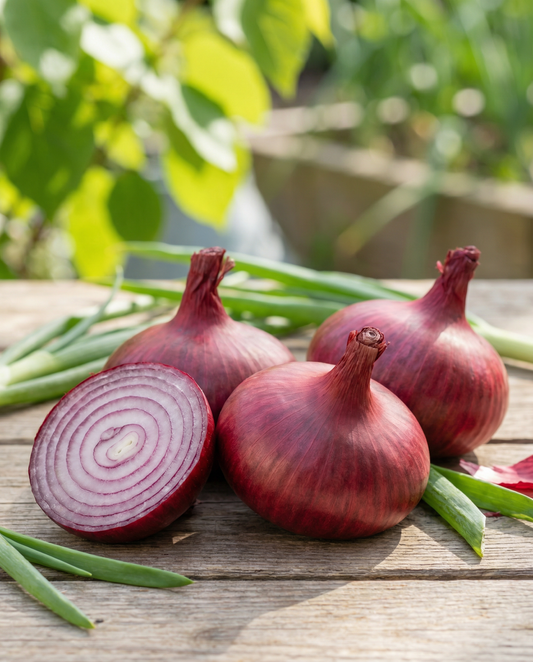 Cebula Noordhollandse Bloedrode (Allium cepa) – jednoroczne nasiona warzywne od SeedsChoice