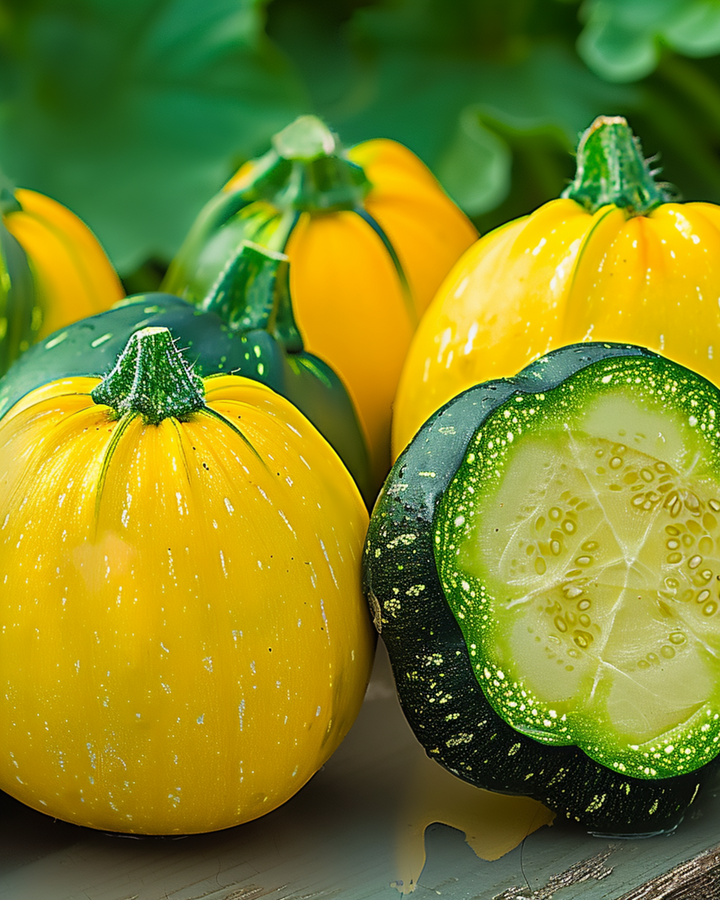 Nasiona cukinii okrągłej F1 Mixed Colours (Cucurbita pepo) – jednoroczna mieszanka