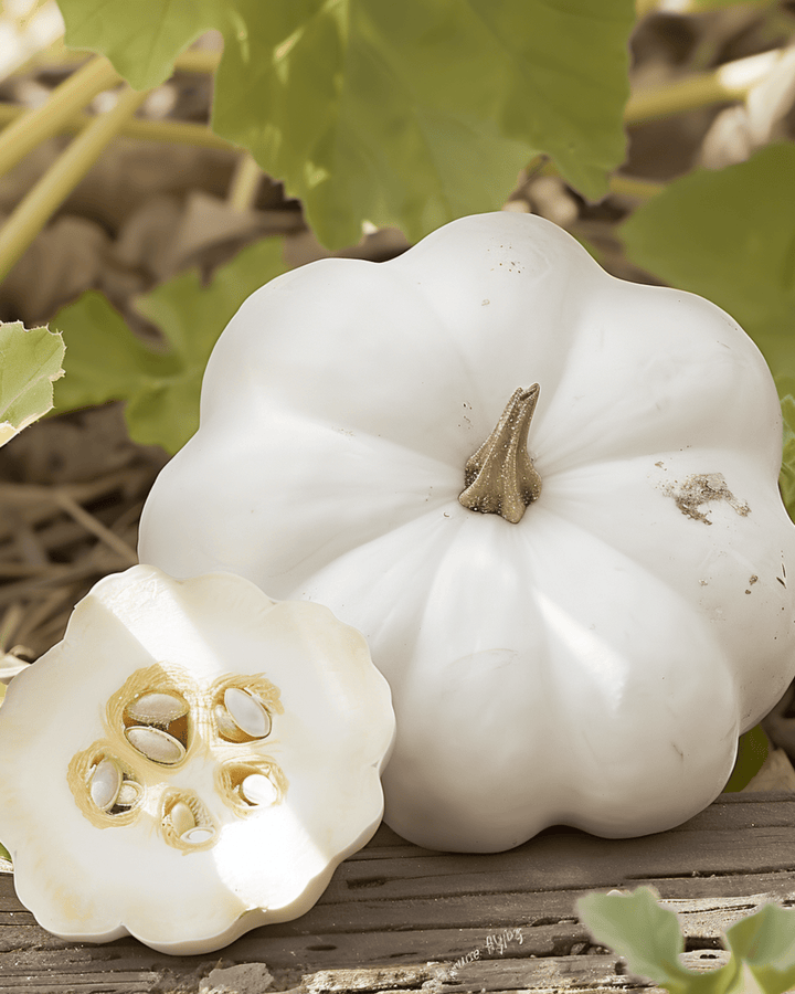 Nasiona Patisson Squash Custard White (Cucurbita pepo) – warzywo jednoroczne