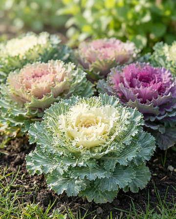Ozdobna kapusta feston liść mieszanka (Brassica oleracea) – jednoroczne nasiona warzyw od SeedsChoice