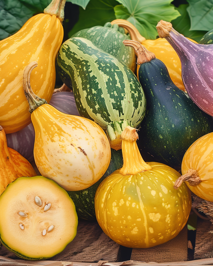 Nasiona ozdobnej dyni drobnowocowej (Cucurbita pepo) – jednoroczna mieszanka