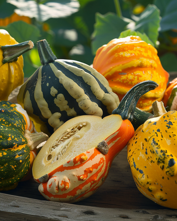 Nasiona ozdobnej tykwy Large Small Fruits (Cucurbita pepo) – mieszanka jednoroczna