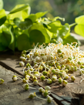 Organiczne nasiona fasoli mung do kiełkowania Vigna radiata 250g warzywo