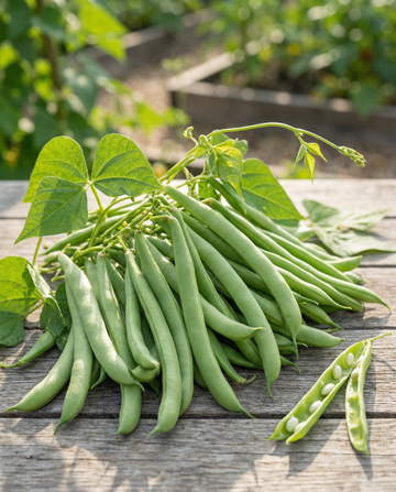 Fasola tyczna Overvloed 100g (Phaseolus vulgaris) – nasiona jednorocznego warzywa od SeedsChoice