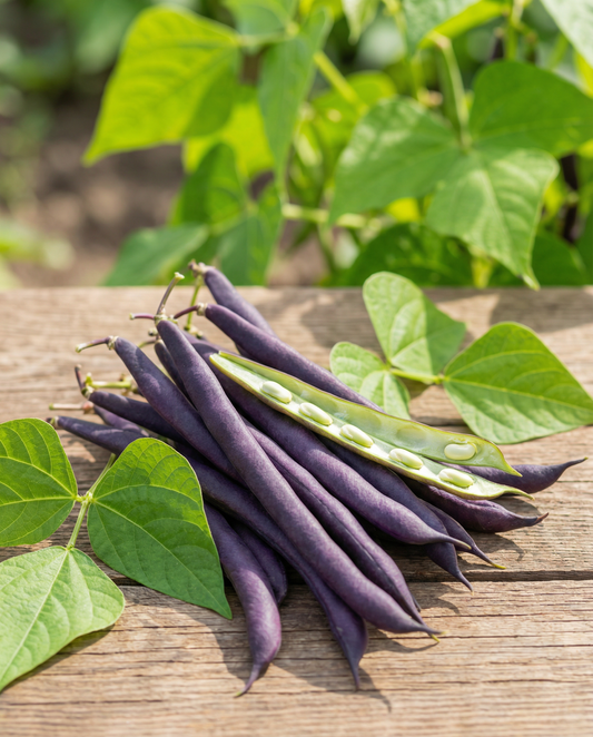 Fasola karłowa Purple Queen (Phaseolus vulgaris) – nasiona jednorocznych warzyw od SeedsChoice