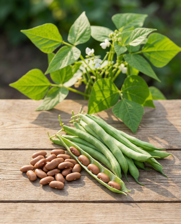 Fasola karłowa Brown Dutch 100g (Phaseolus vulgaris) – jednoroczne nasiona warzyw od SeedsChoice