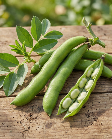 Bób Meteor 100 g (Vicia faba) – nasiona jednorocznych warzyw od SeedsChoice