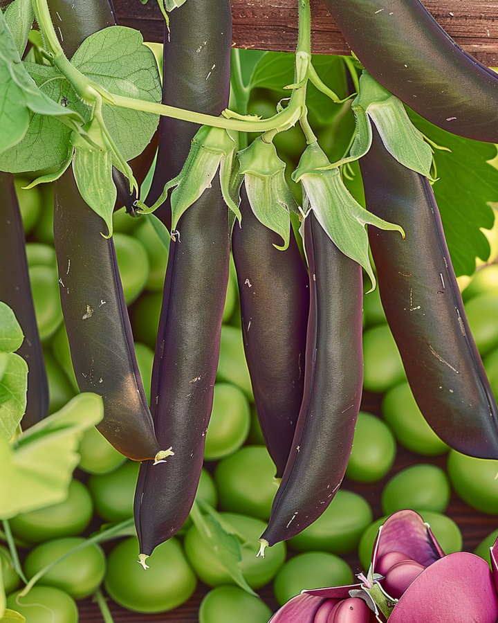Nasiona grochu Ezethas Krombek Blauwschok (Pisum sativum) – jednoroczne warzywo