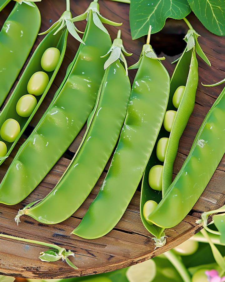 Nasiona groszku cukrowego De Grace 100g (Pisum sativum) – warzywo jednoroczne