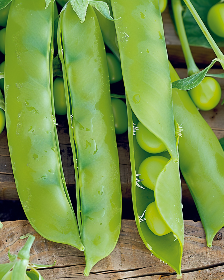 Nasiona grochu cukrowego Heraut (Pisum sativum) – warzywo jednoroczne