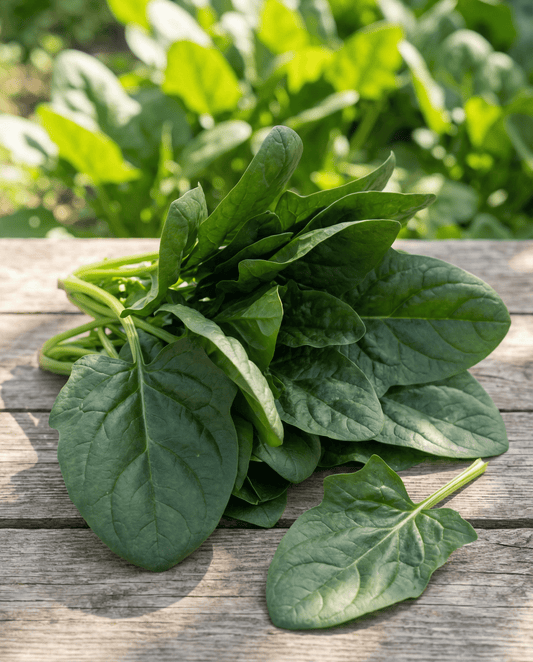 Szpinak Nores Leafy (Spinacia oleracea) – nasiona jednorocznych warzyw od SeedsChoice