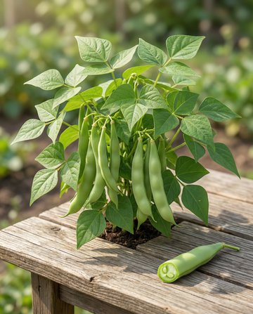 Nasiona fasoli karłowej Record Green Pods (Phaseolus vulgaris) – jednoroczne warzywo z SeedsChoice