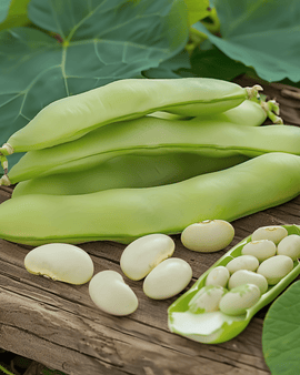 Broad Bean Seeds Threefold White Vicia Faba Annual