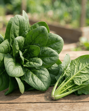 Spinach Breedblad Scherpzaad Garden (Spinacia oleracea) – annual vegetable seeds from SeedsChoice
