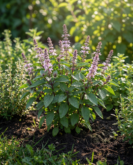Cinnamon Basil Seeds Ocimum Basilicum Organic Annual Herb