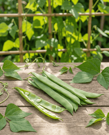 Nasiona fasoli szparagowej pnącej Helda (Phaseolus vulgaris) – jednoroczna roślina pnąca