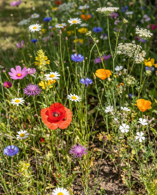 For Ladybirds Mix 15m2 Pack – annual flower seeds from SeedsChoice