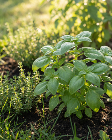 Bazylia słodka i tymianek zimowy (Ocimum basilicum) – nasiona zestawu do uprawy od SeedsChoice