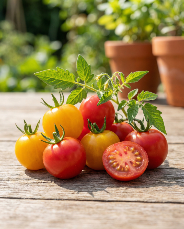 Nasiona pomidora koktajlowego Mini Szklarnia (Solanum lycopersicum) – zestaw do uprawy