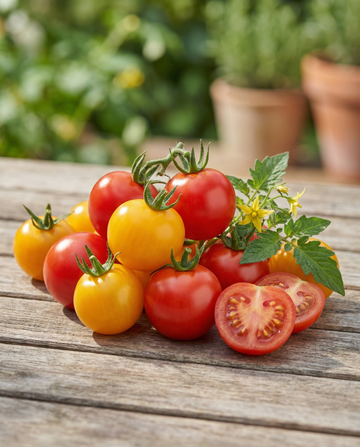 Pomidor koktajlowy Mini Szklarnia (Solanum lycopersicum) – zestaw do uprawy od SeedsChoice